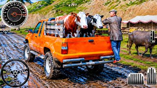 Extreme Cow Transport Truck - Animal Transport Truck Driving Simulator - Android GamePlay screenshot 2