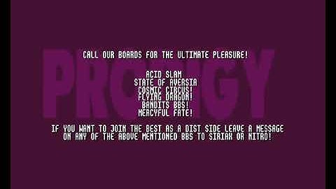 Prodigy   Bangboo mp4 HYPERSPIN AMIGA INTRO CRACKTRO DEMO COMMODORE NOT MINE VIDEOS