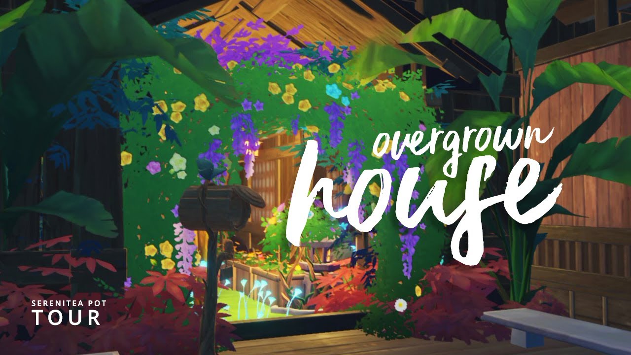 overgrown house | serenitea pot tour