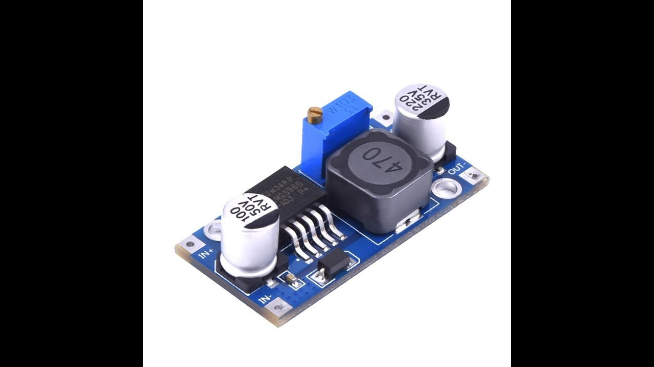 Стабилизатор напряжения. Понижающий модуль DC-DC преобразователя на LM2596.