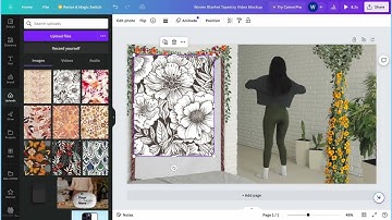 Tutorial: Woven Tapestry Video Mockup For Canva | How to use