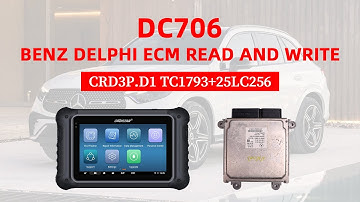 DC706-BENZ DELPHI CRD3P.D1 TC1793+25LC256 ECM Read and Write