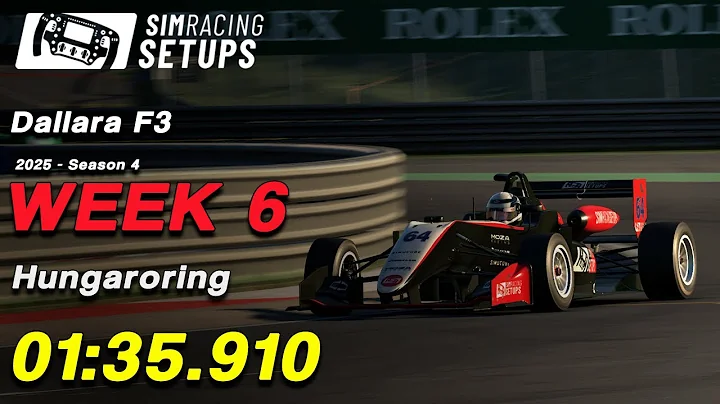01:35.110 - Dallara F3 - Hungaroring + SETUP (2025S4 W6)