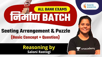 9:00 PM - Seating Arrangement & Puzzle | All Bank Exams 2021 | By Saloni Rastogi