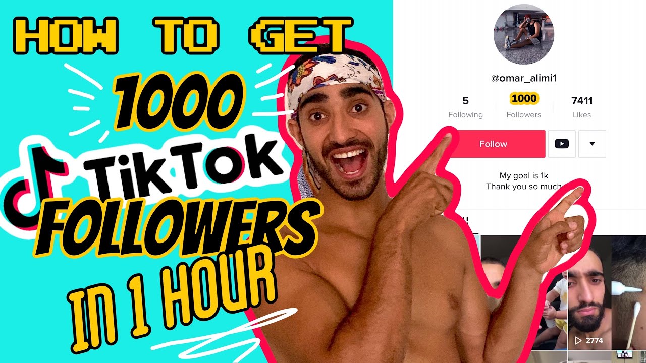 How to get 1000 TikTok followers in one hour - YouTube