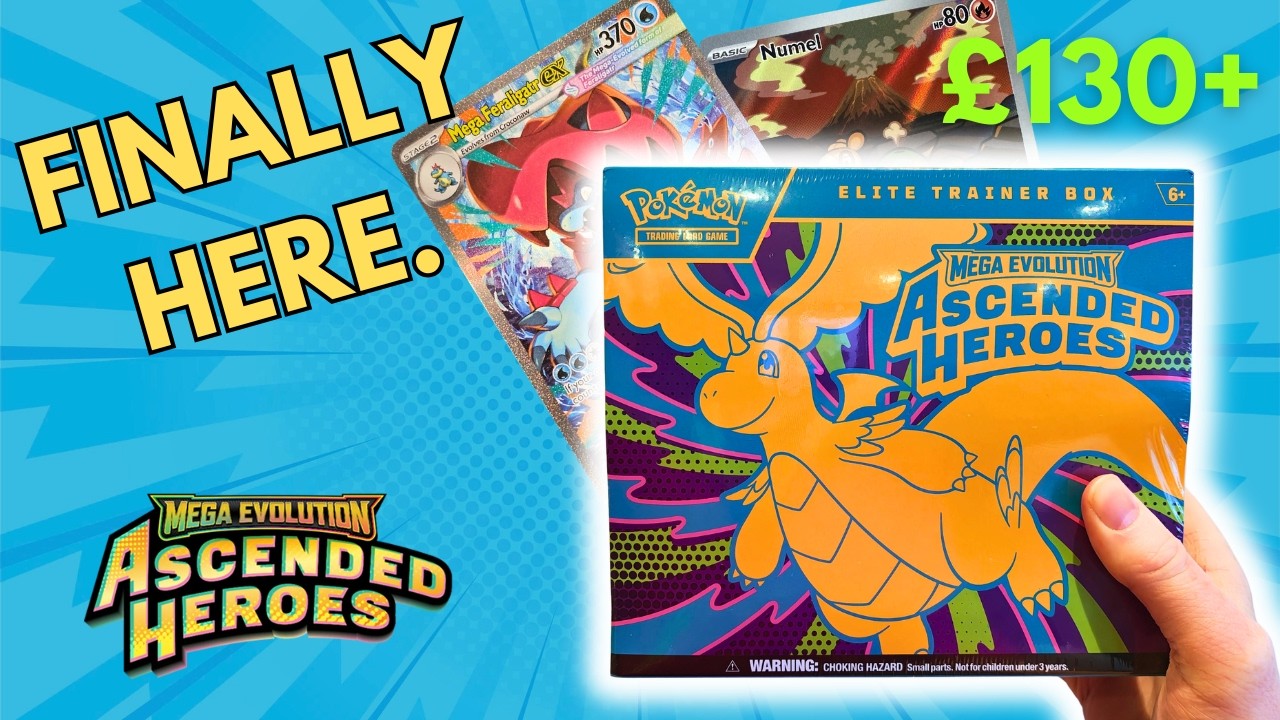 Opening Pokémon's Best Ever ETB - Ascended Heroes Unboxing. SIR Pulled!