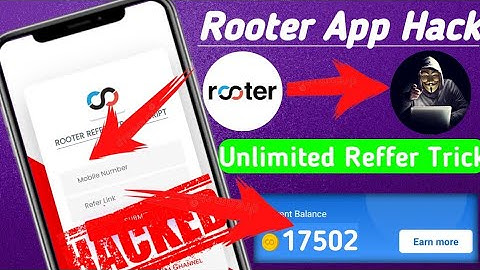 👉Rooter app coin adder script ||Rooter app Unlimited reffer trick | @Perfecttrick   @TechAavej