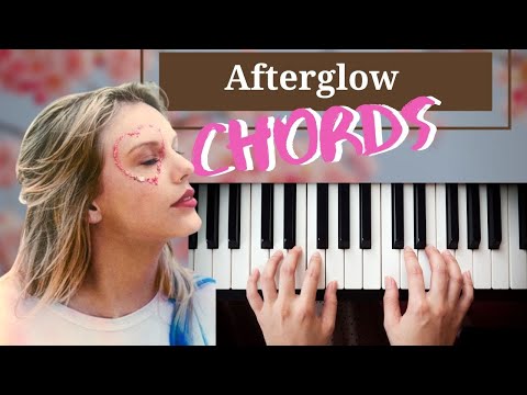 COMO JOGAR acordes para AFTERGLOW de Taylor Swift (SUPER EASY PIANO TUTORIAL)