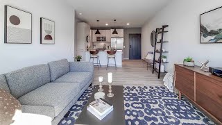 A Bucktown 2-bedroom B6 model at the new Triangle Square Apartments