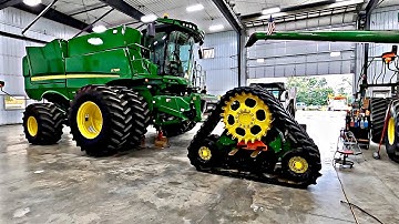 The Tracks Are ON The S790 Combine