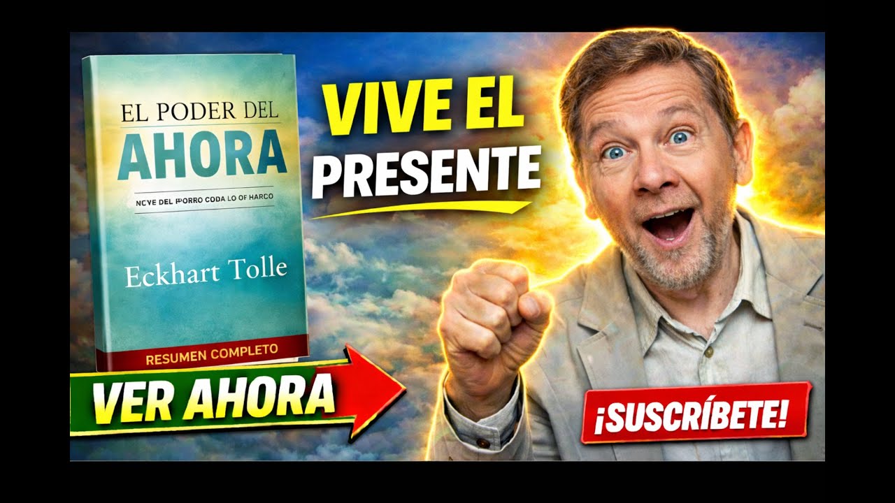 EL PODER DEL AHORA de Eckhart Tolle, Resumen Completo Que Cambiará Tu Vida, Vive Sin Ansiedad