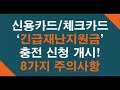 [페이북 앱] 정부 재난지원금 사용 팁:잔액, 사용금액 확인하기: 신용카드,체크카드 신청하신분