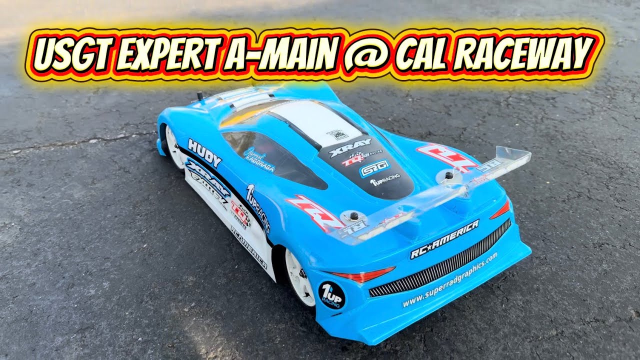 Usgt Rc Racing USGT Expert class A-main RC race at CalRaceway in Orange, CA held on ...