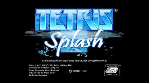 Tetris Splash Soundtrack - Song No. 4