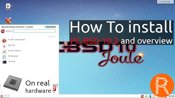 How To install PC-BSD 10.2 and overview | ideal for desktop or server