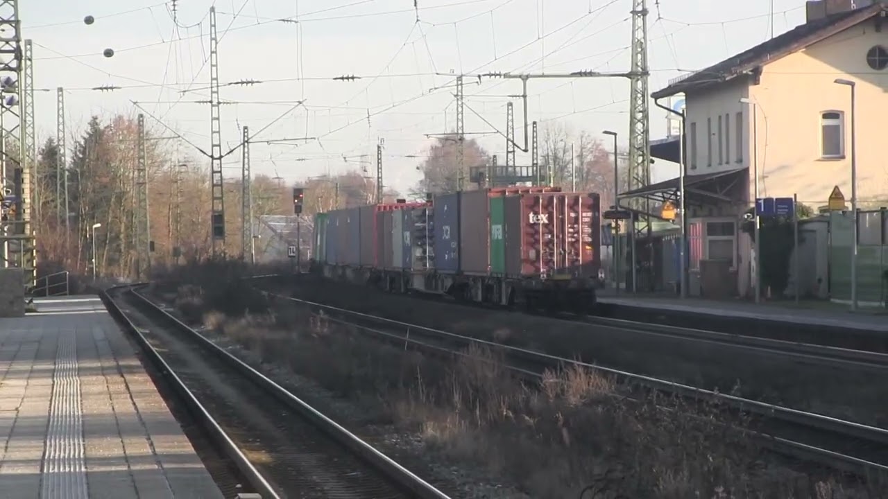 boxXpress 193 537, Wiener Localbahn Cargo 193 587, innofreight-Zug Straßkirchen 20.12.2025