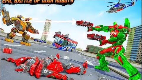 Bus Robot Car War- Robot Game _ {|| Android Offline Gameplay ||}_