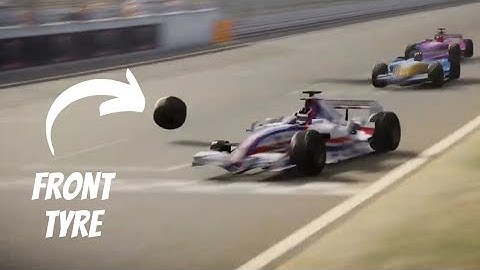 Insane TYRE FAILURE! (Huge Crash)