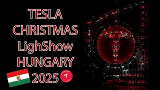 TESLA Christmas LightShow - HUNGARY - 2025.12.13.