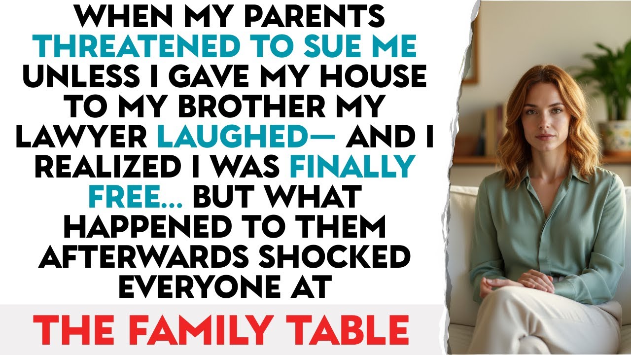 My Parents Threatened To Sue Me Unless I Gave My House To My Brother, My Lawyer Laughed...