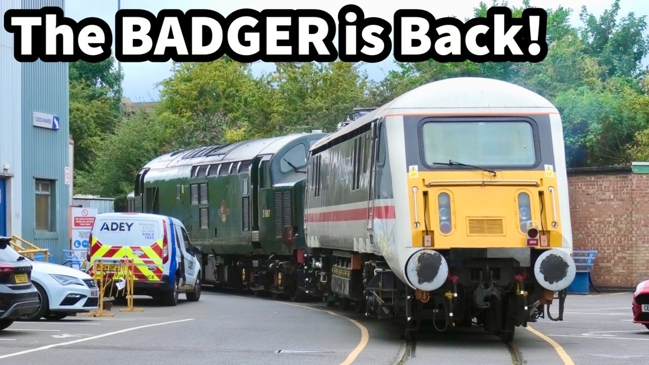The BADGER is BACK..!! 89001 'Avocet' leaves UKRL for LSL Crewe...!! 15/08/24