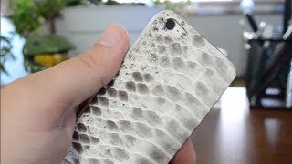 Snow Python Skin By RAW BKNY - Review For iPhone 5, iPhone 4S & iPhone 4