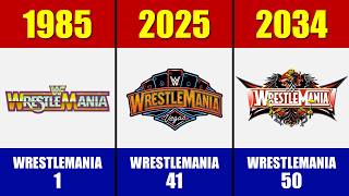 Wwe Wrestlemania Logo Evolution 19852027  Every Logo Ever