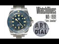 Watchdvies WD1969 Retro Snowflake Sub Watch Review - Art of the Dial