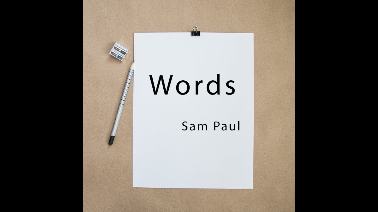 Words Lyric Video auf YouTube ansehen Words Lyric Video auf YouTube ansehen