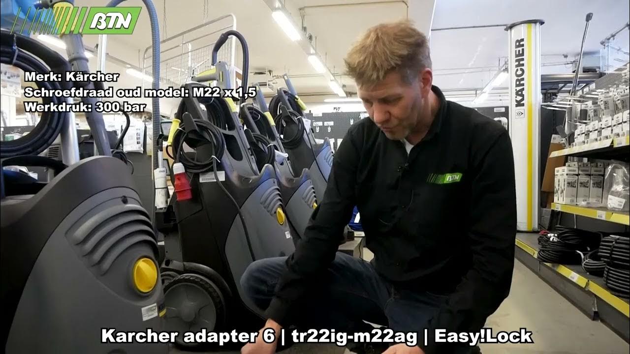 Karcher adapter 6 tr22igm22ag Easy!Lock BTN de Haas (700026) YouTube
