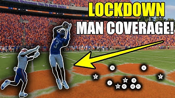 How The Pros Play LOCKDOWN Man Coverage Defense In CFB 25!