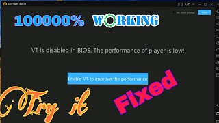 How to Enable Vt in LD Player | Lag Fix | 100% works Try it