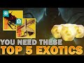 Top 5 Must-Have Exotics in Edge of Fate!