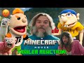 A Minecraft Movie Teaser Trailer Reaction! | Ft. Jeffy and Junior | THIS MOVIE LOOKS AWFUL