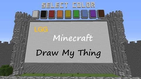 Minecraft Draw My Thing: MinePlex Server ~ Great artists! 2.0