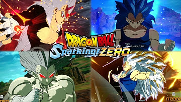 Vegeta Super Saiyan 1-10 Transformation & Showcase | Dragon Ball Sparking Zero Mods
