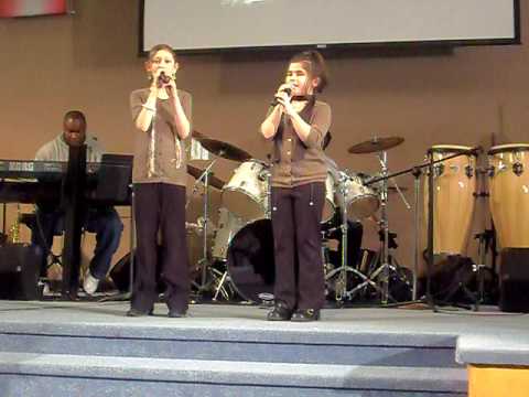 Chelsea-11yrs old singing...UNVEIL MY EYES...for her church!!..3-27-0...