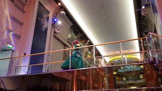 Royal Caribbean Voyager of the Seas Dance Party with Princess Fiona