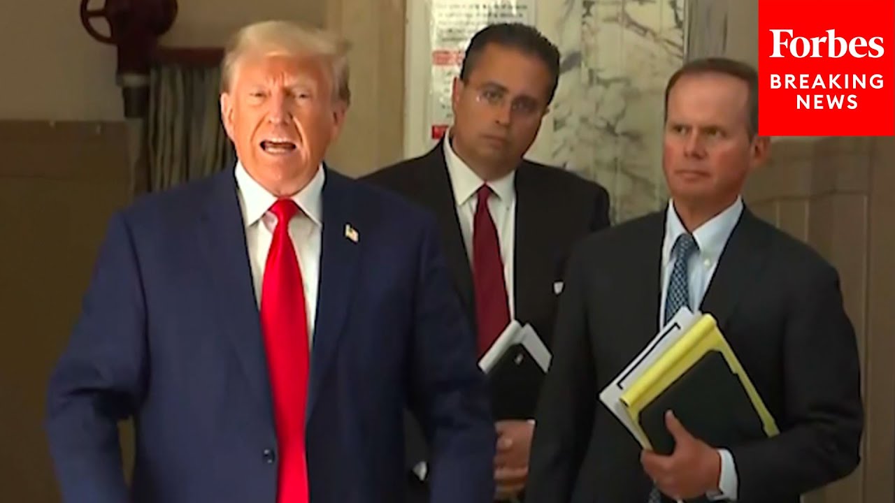 BREAKING NEWS: Trump Makes Surprise Statement To Reporters On Second Day Of NYC Civil Fraud Trial