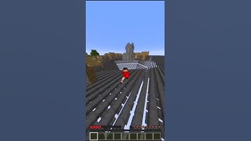 Minecraft But The World is Floating Anvil... #shorts #minecraft
