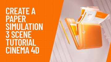 Cinema 4d Tutorial   Create a Paper Simulation ( 3 Scene )