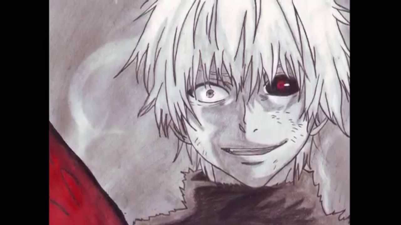 Speed / How to Draw Kaneki Ken (Tokyo Ghoul) by Nar YouTube