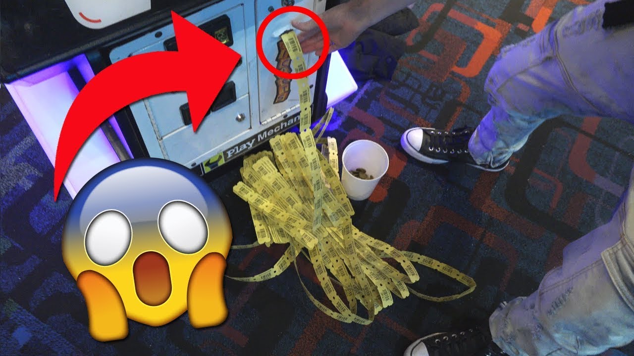 OMG I WON SO MANY ARCADE TICKETS!!!