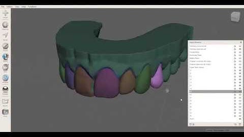 Meshmixer Aligning Teeth