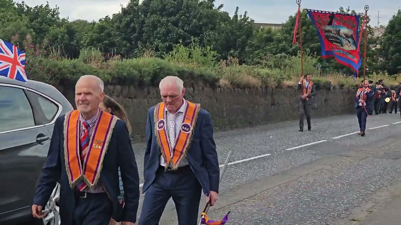 Mourne District LOL No 6 Morning Parade  Kilkeel 12th July 2024