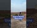 Usage of Machine Made Bricks #Bricks #Machinemadebrick
