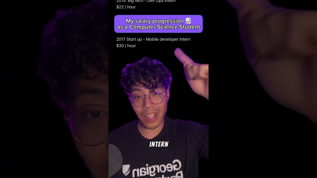 Computer Science student salary progression 📈👀 