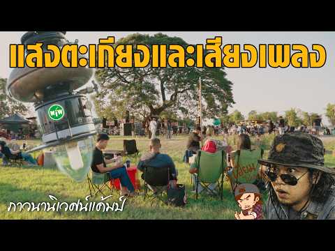การแค้มป์ปิ้ง ฟังดนตรีใต้ต้นไม้ใหญ่