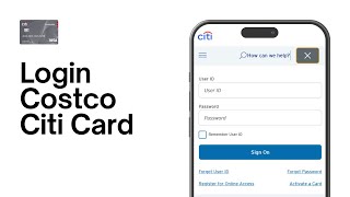 How to Login to Costco Citi Card Online Account (2024) | Sign in Costco Citi Visa Card Online