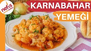 KIŞ AYLARININ VAZGEÇİLMEZİ🙌🏻  KIYMALI KARNABAHAR YEMEĞİ💥